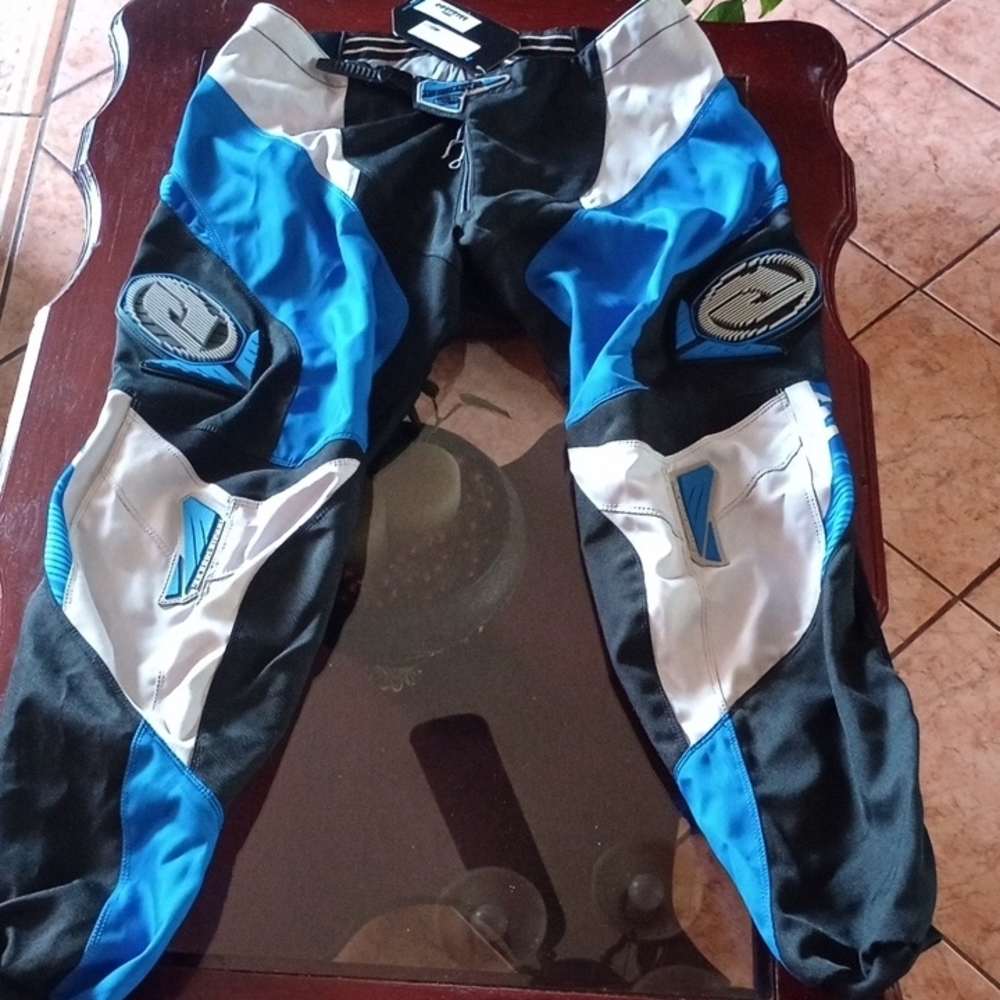 Answer Motocross Racing Riding Men's Black and Blue Pants - Picture 9 of 16